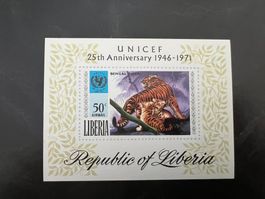 Liebien 1971  Löwen ** Block  (A40)