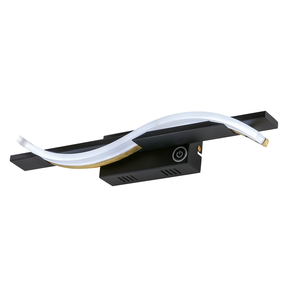 Lampade: LED Wandleuchte, Schwarz, 42 cm x 7 cm – Nuovo (secondo la descrizione) da Kreuzlingen venduto da Smart-Light 2