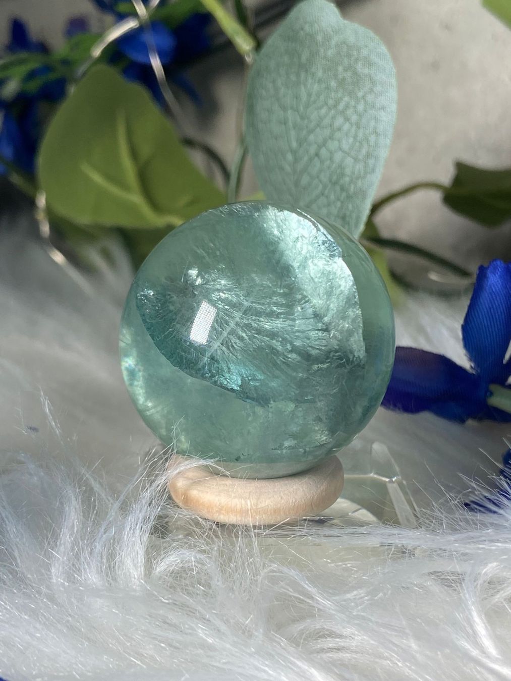 Minéraux & Lithothérapie: Fluoritkugel – D'occasion à Neuheim par m.hald 1