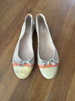  Neue Ballerinas Pier One beige orange Grösse 41 neuwertig