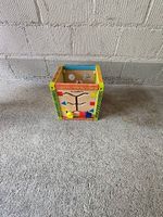 Motorikwürfel Holz Steckspiel Kinder Lernspiel