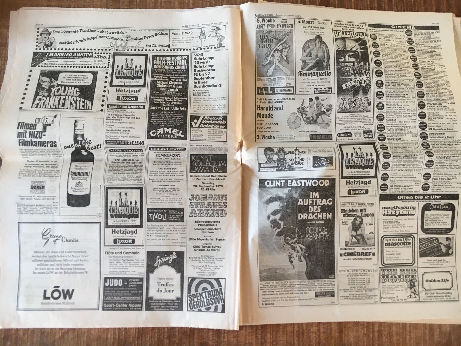 Zeitschriften & Magazine: Tagesanzeiger vom SA, 20. September 1975 – Gebraucht aus Luzern von Jiggy_8898 7