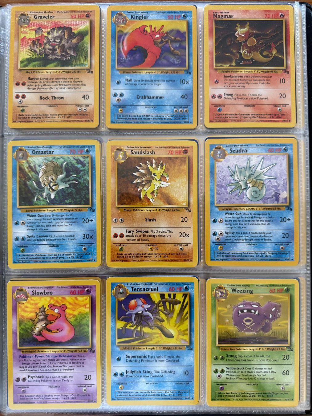 Pokémon Carte collezionabili: Complete Pokémon Fossil 1999 Collection – Usato da Lausanne venduto da laminas 4