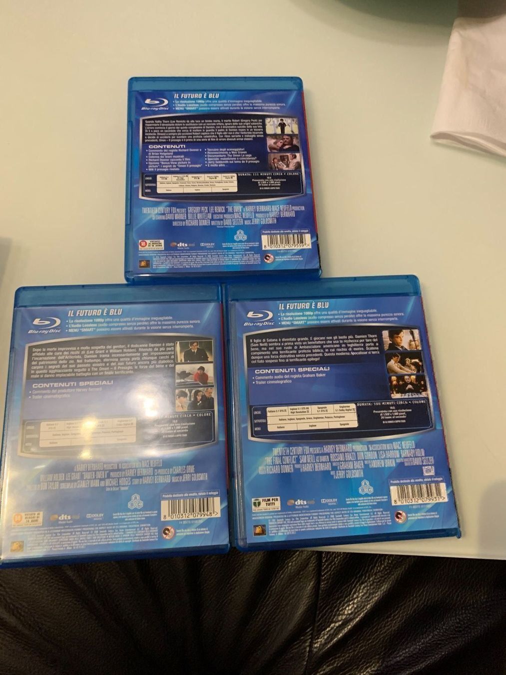 Alle DVDs: blu rey  THE OMEN auf italienisch – Gebraucht aus Goldach von ztp 2