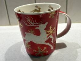 Lustige Weihnachts-Tasse "Dunoon" mit Rentieren