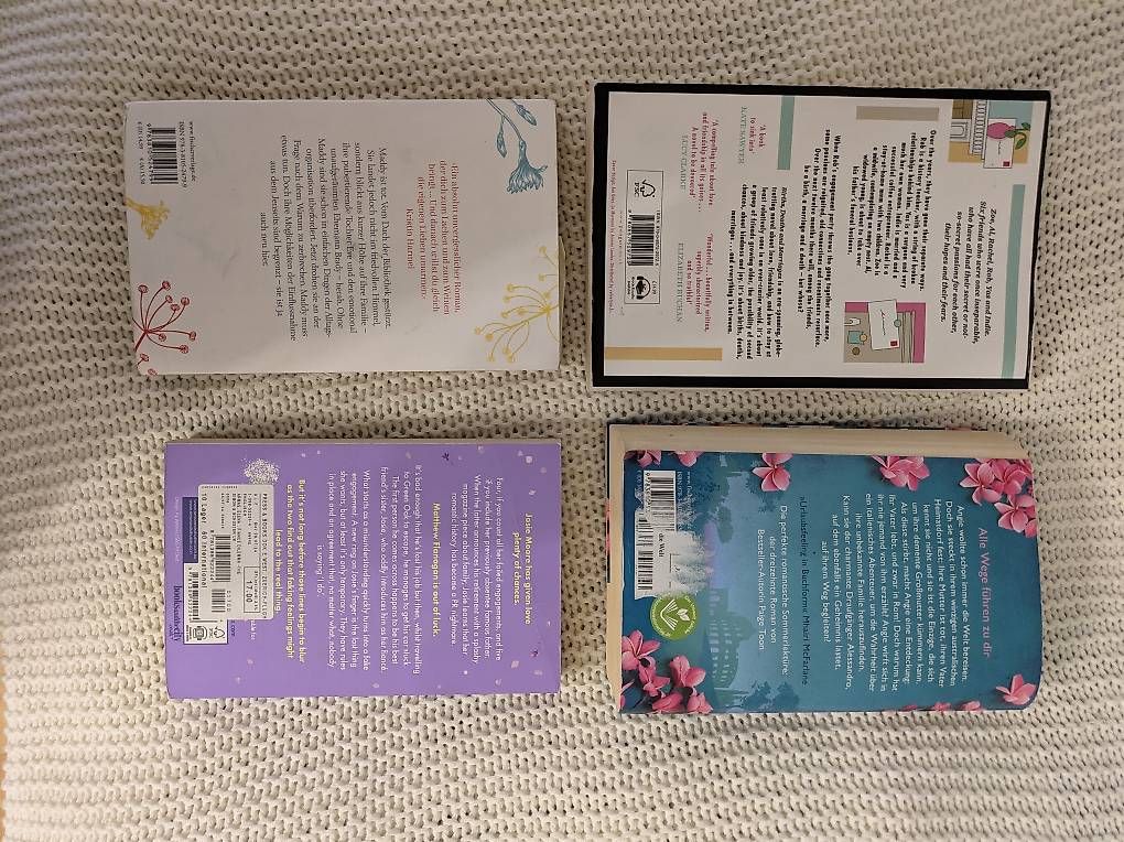 Libri: 4 Romane / Romance-Bücher ~ Deutsch+Englisch – Usato da Wetzikon ZH venduto da sel_ftj9 1