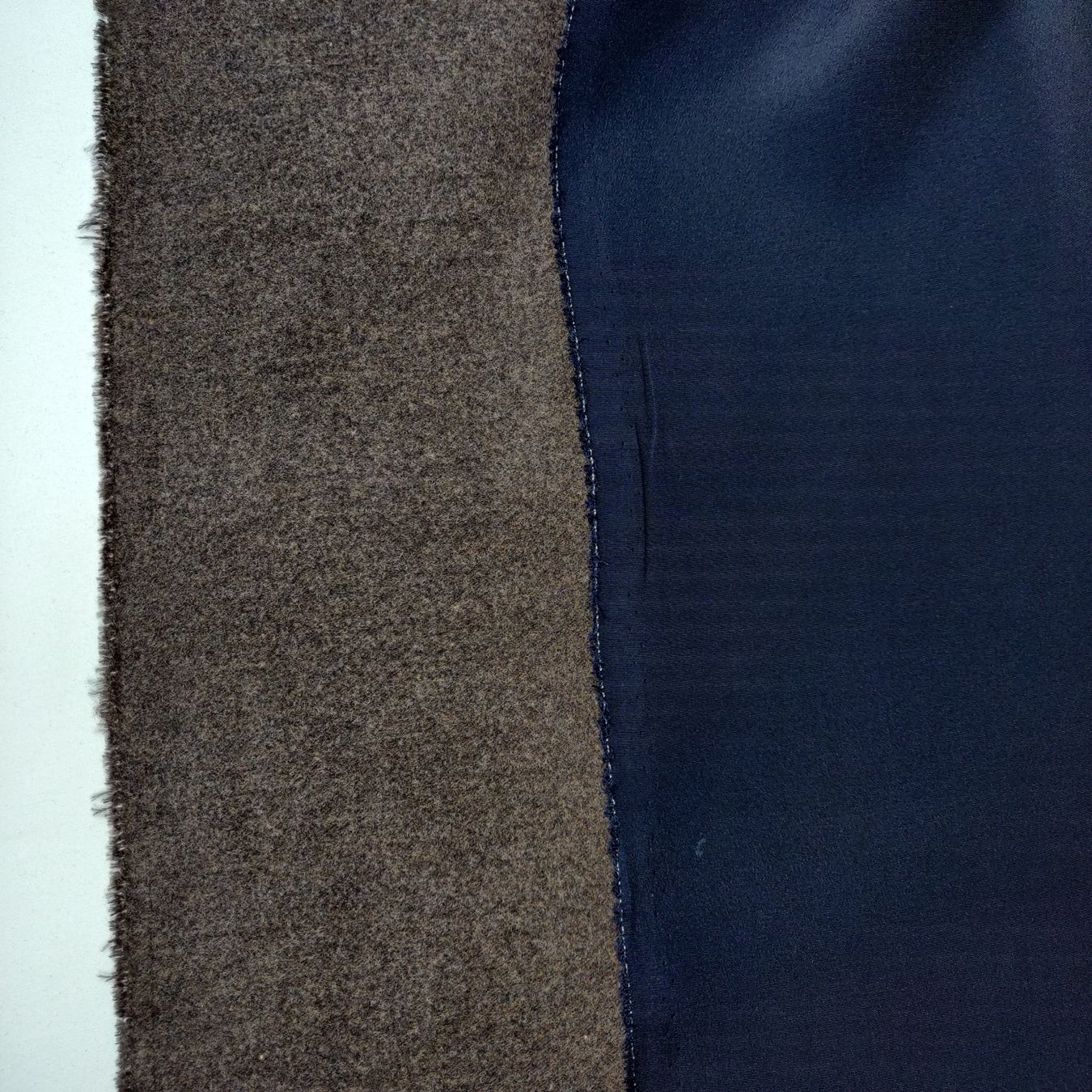 Stoffe: Anzug Stoff Baumwolle Flanell Elastan  2.1x1.50m marrone mel – Neu (gemäss Beschreibung) aus Lufingen von Voyager7 6