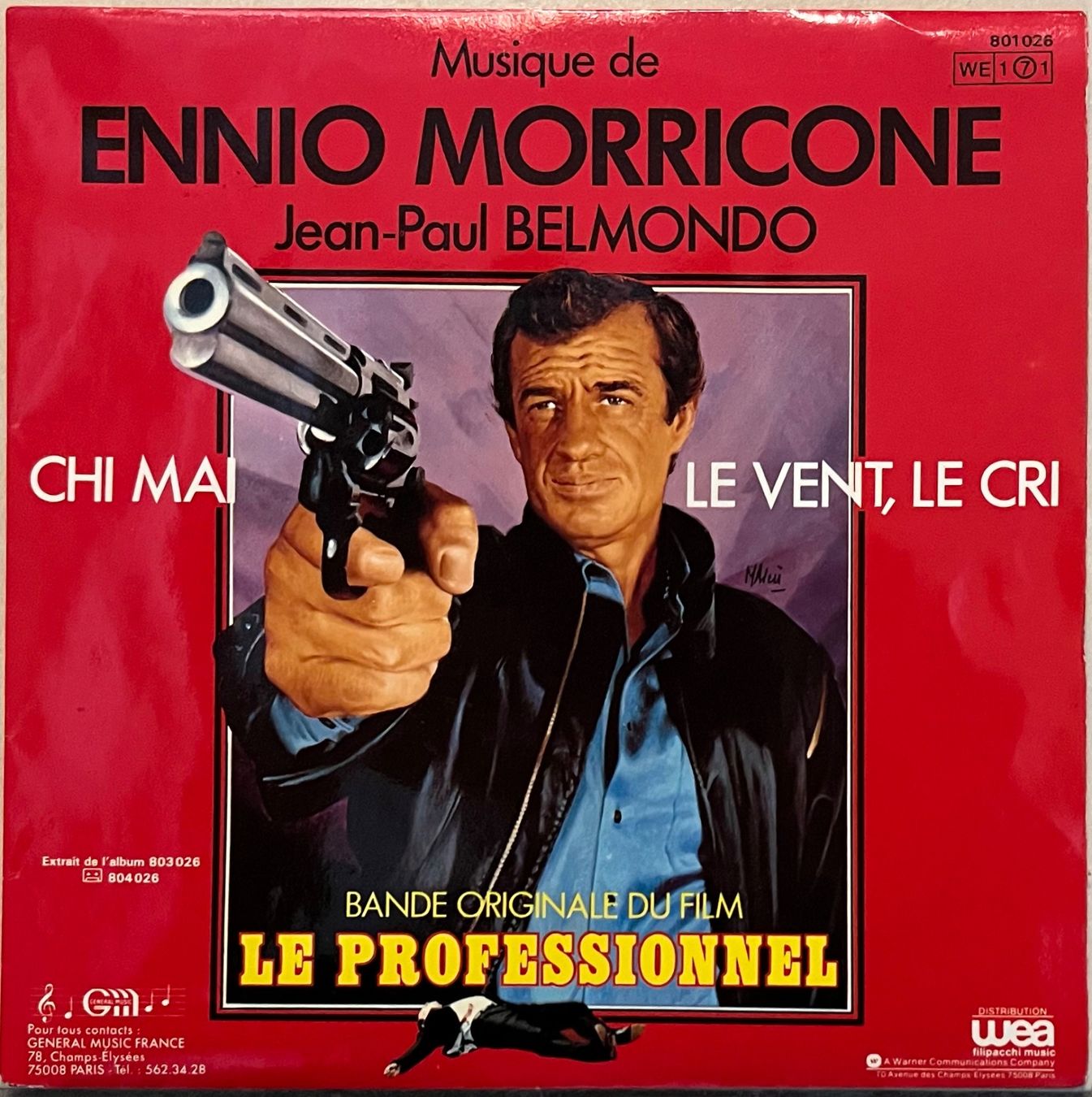 Vinyles: B.O. DU FILM LE PROFESSIONNEL – D'occasion à Bussigny par vinyl-pas-cher