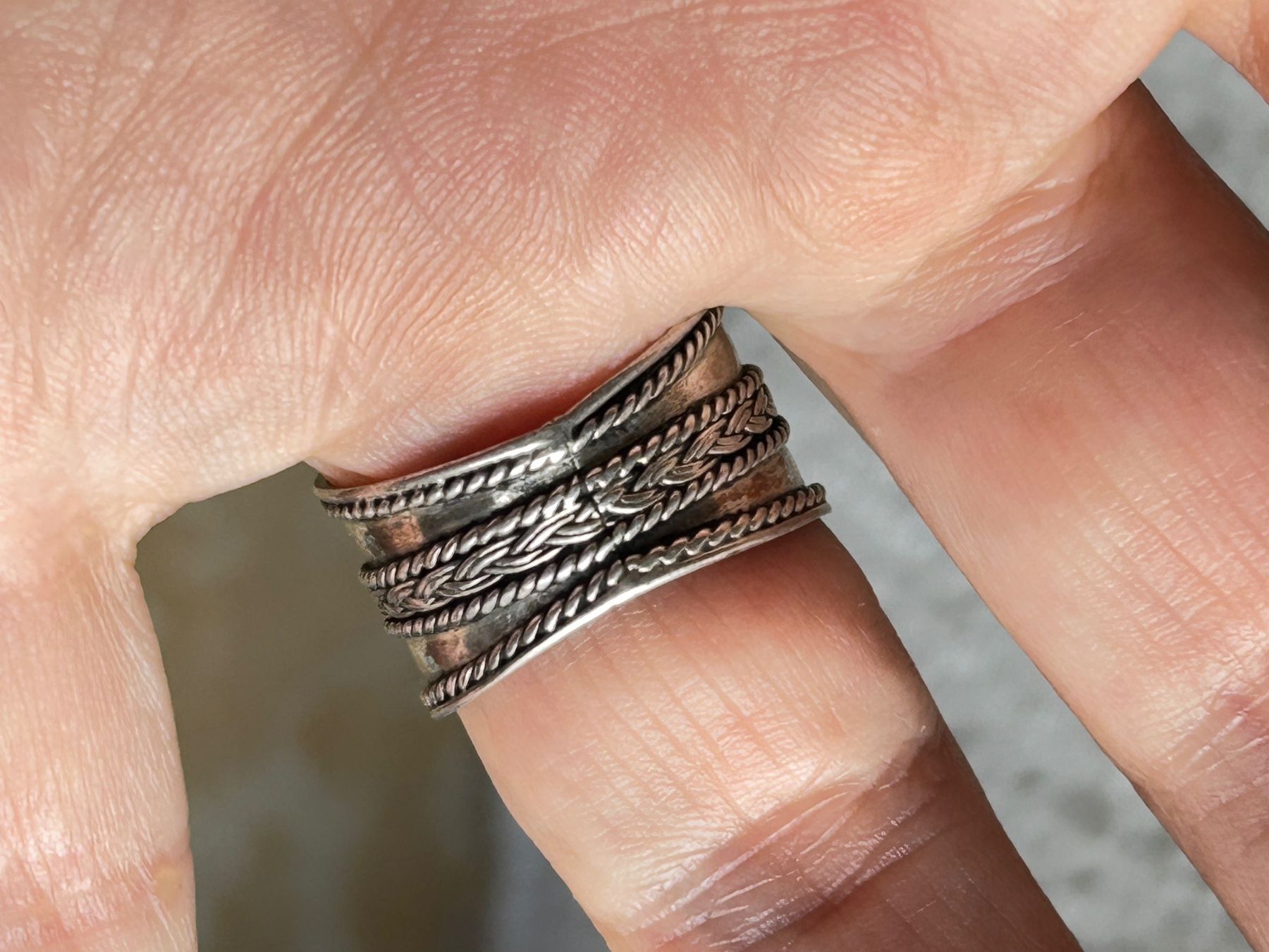Anelli: Vintage Silberring römisch oder indisch (Grösse 58) – Usato da Laufen venduto da Bellebellezza 3
