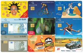 9 Telefonkarten Belgien