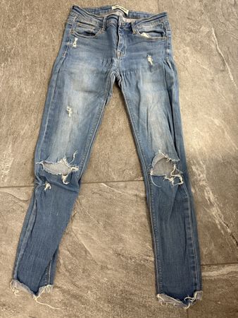 Tally Weijl Jeans Damen, Gr. 36, Destroyed Look