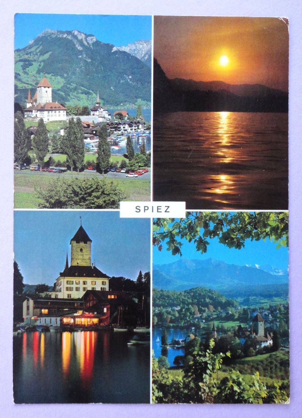 Cartoline postali: Spiez am Thunersee – Usato da Fétigny venduto da Billy2miny