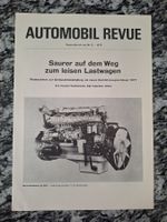 Saurer Prospekt, Sonderdruck 1977 Automobil Revue