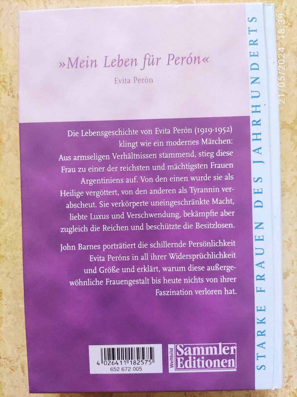 Libri: John Barnes Evita Peron – Usato da Basel venduto da Alacant 1