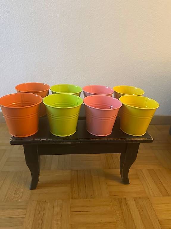 Alle Dekorationen: Zinktöpfli 8 Stück – Neu (gemäss Beschreibung) aus Zürich von Faetze0