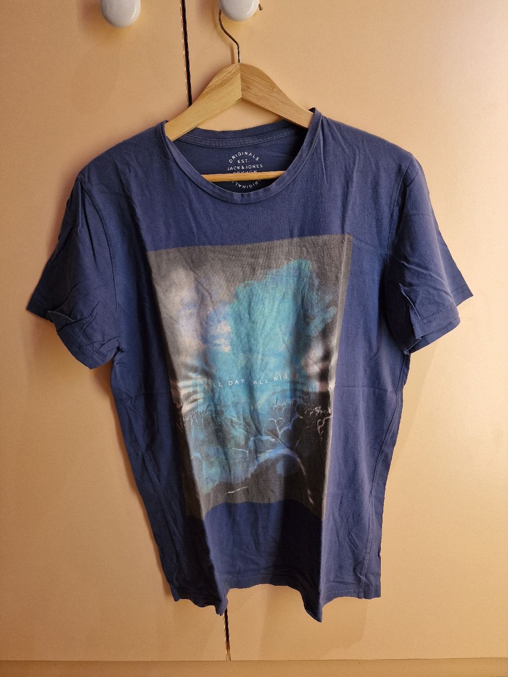 Jack & Jones T-shirt: Jack & Jones T-Shirt - dunkelblau - Grösse L – Usato da Bürglen UR venduto da luiroedes