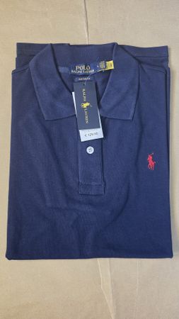 Orginal Ralph Lauren Polo Custom Fit dunkelblau Grösse L neu