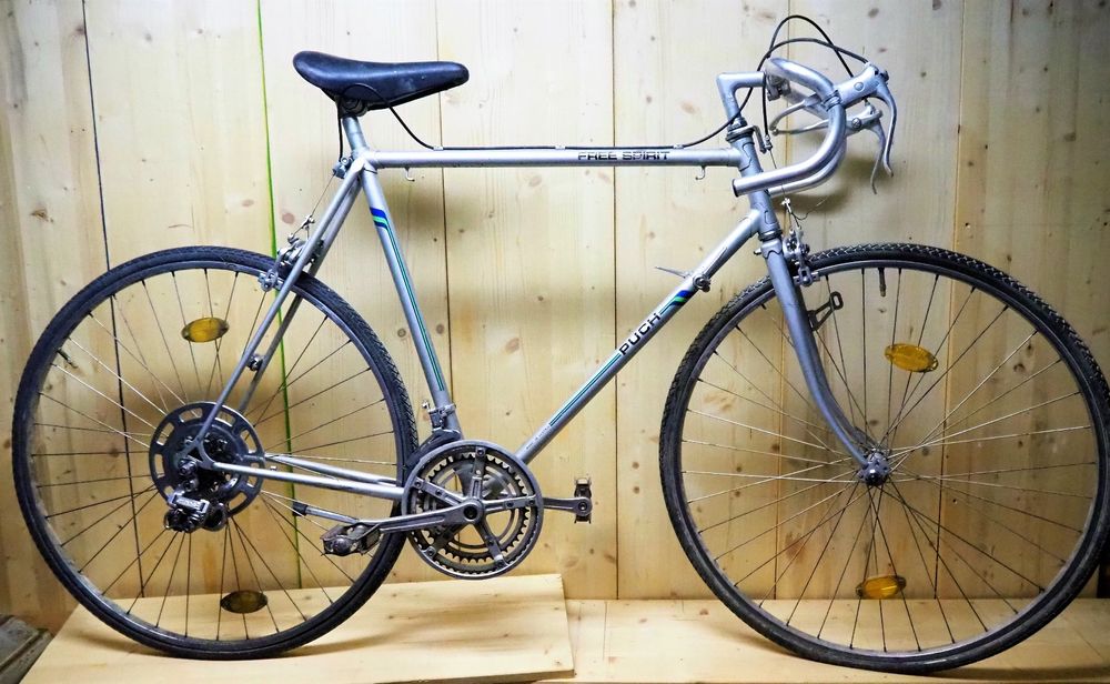 Cadre Vélo Route Puch Free Spirit Acier - Mixte - Fabriqué En Autriche - Taille 24 Pouces