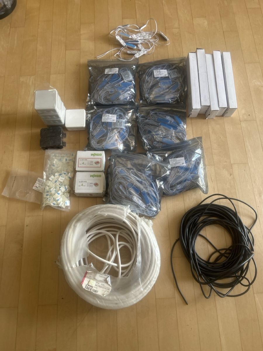 Componenti elettronici: Elektronik Zubehör Set, Kabel, LED Module, Anschlussmaterial – Nuovo e nell'imballaggio originale da Schwerzenbach venduto da Brimacom