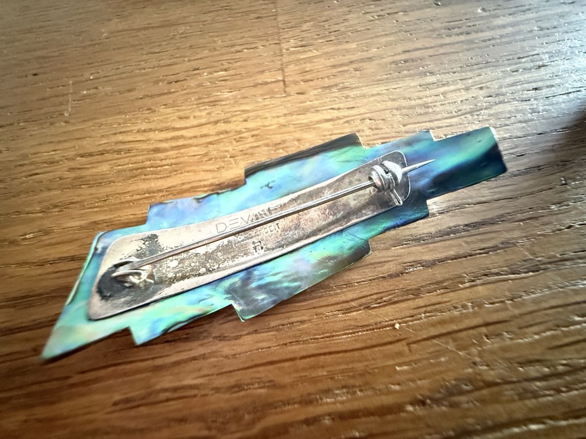 Spille & Fermagli: Brosche 800 Silber "Devine Zürich“ – Usato da Goldach venduto da Messerguru 4