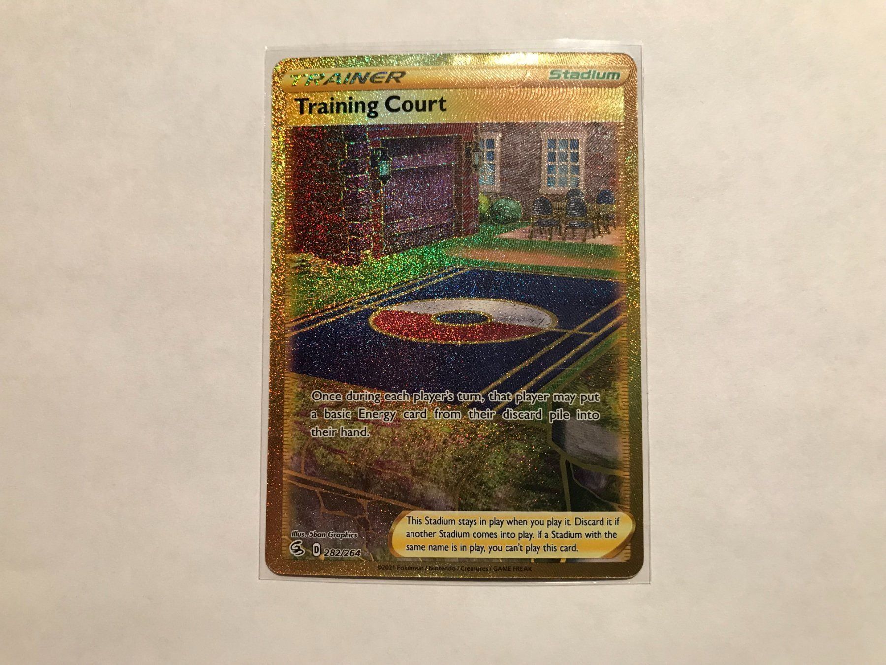 Pokémon Carte collezionabili: Goldkarte Training Court EN – Nuovo (secondo la descrizione) da Hagendorn venduto da Pokecollectorch