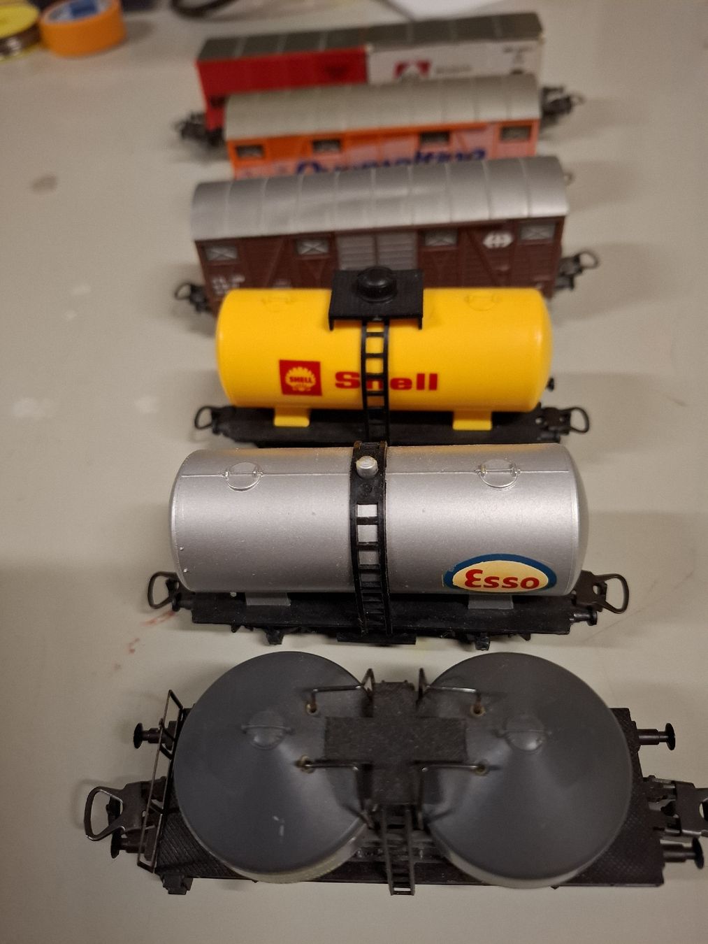 Lima Modellini di ferrovie: 10 St.Güterwagen H0 LIMA – Usato da Schwanden-Brienz venduto da Burgiba3000 3