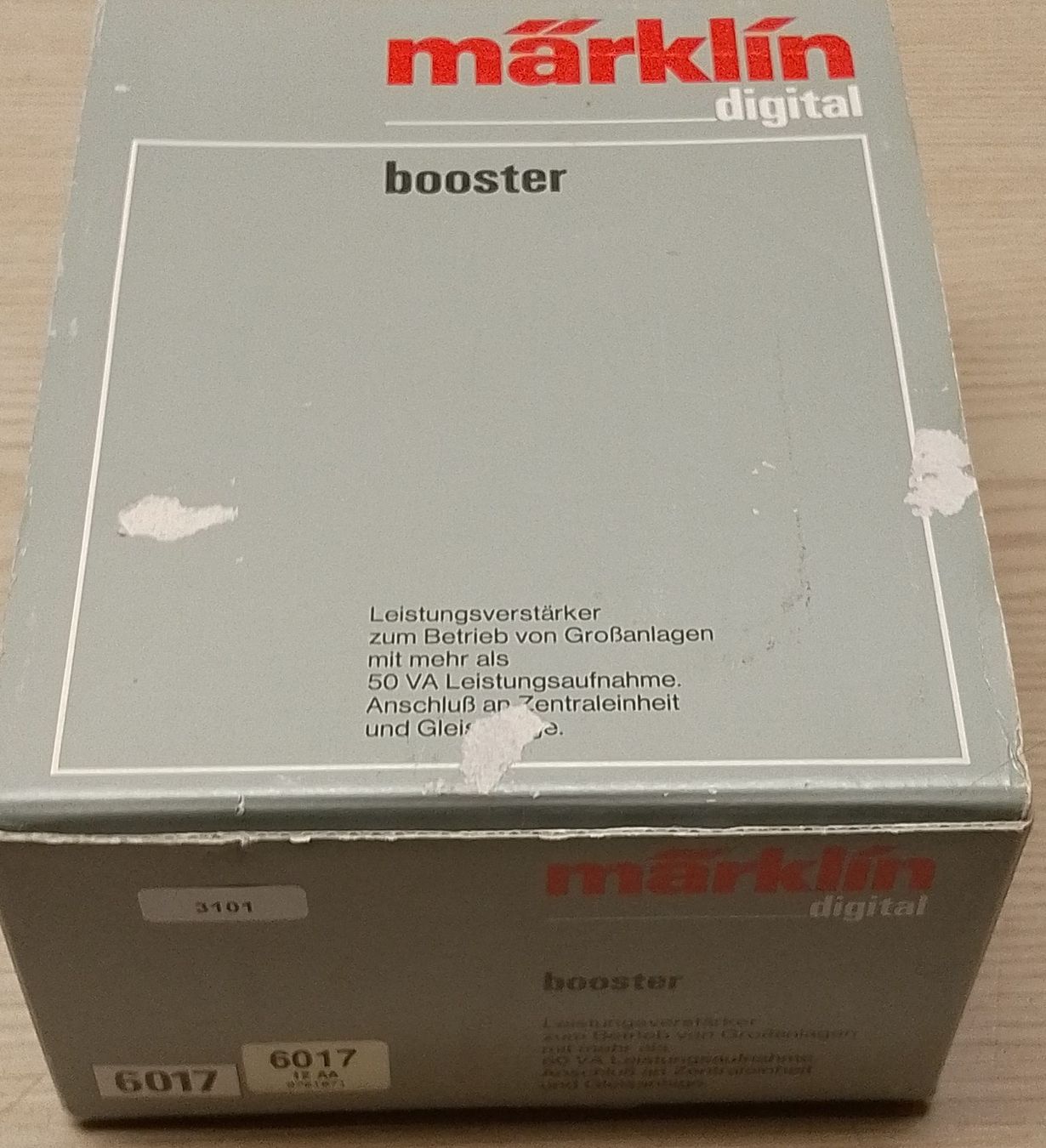 Märklin Modellini di ferrovie: Marklin Digital Booster 6017 gebraucht – Usato da Herzogenbuchsee venduto da ioa_zcm6