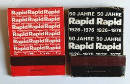 2 Zündholzbriefchen Landmaschinen Einachser Rapid Dietikon