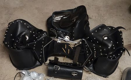 Yamaha Virago - Satteltaschen Set(Bügel,Seiten,Gabel,Tank)