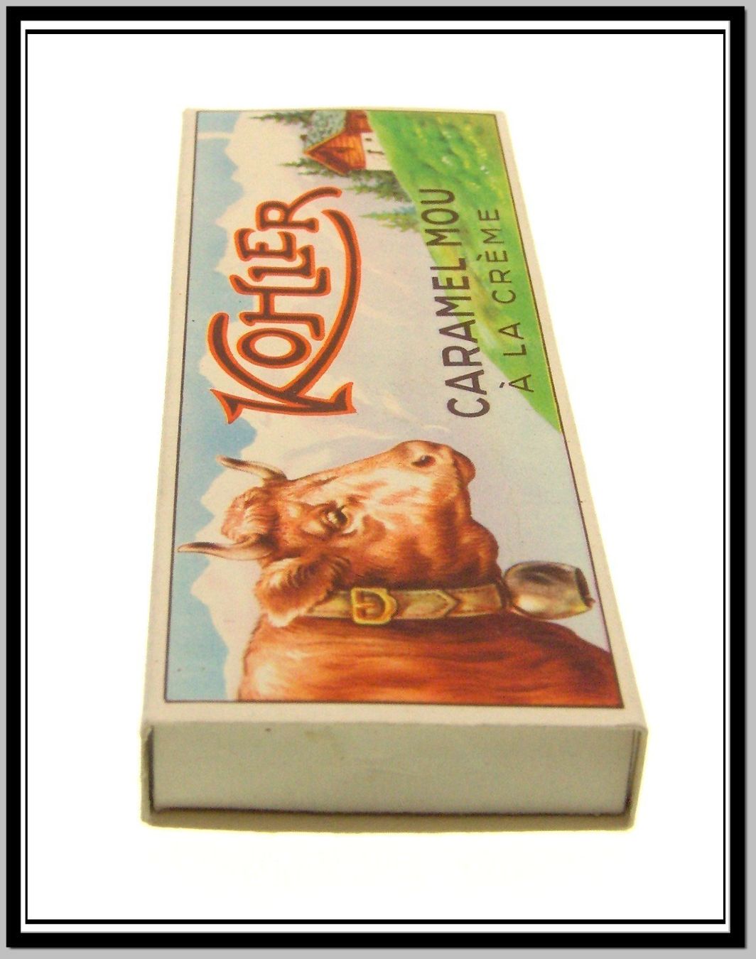 Schmuckkästen: süsses Chocolat Kohler Karton Schachteli mit Kuhkopf – Gebraucht aus Langenthal von hamster-raeumung 1