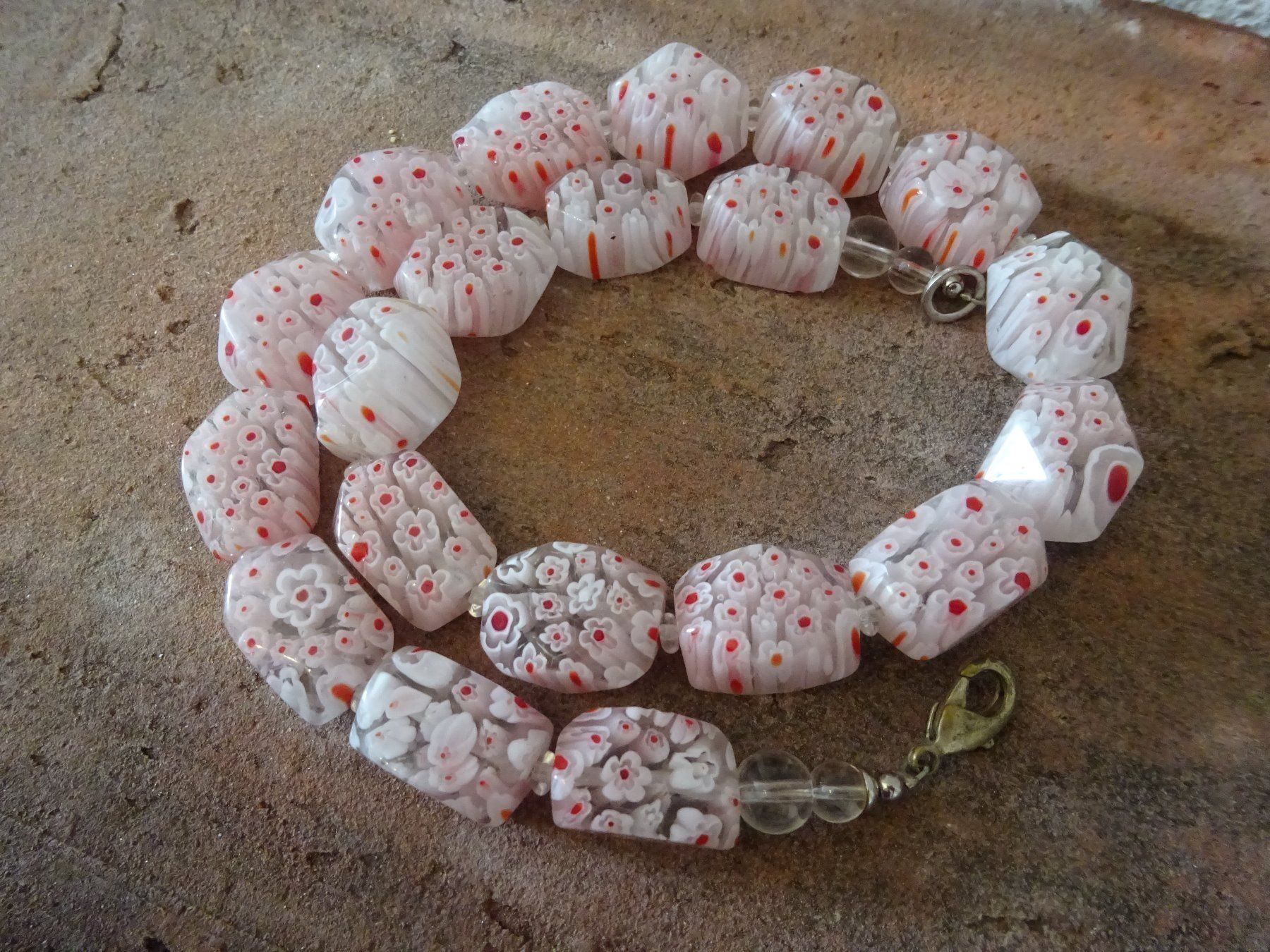 Murano Catenine: Kette Millefiori / Venedig – Usato da Esslingen venduto da FetteSchnecke 2