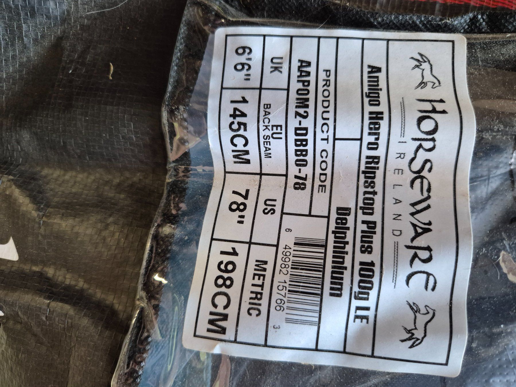 Coperte: HorseWare Amigo Hero Ripstop Plus 100g 145 – Usato da Meggen venduto da Orrinka20 3