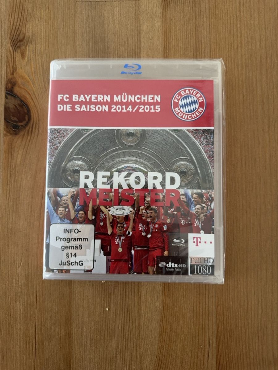 Tutti i DVDs: FC Bayern München: Die Saison 2014/2015 Blu-Ray – Nuovo e nell'imballaggio originale da Gelterkinden venduto da LPKAL