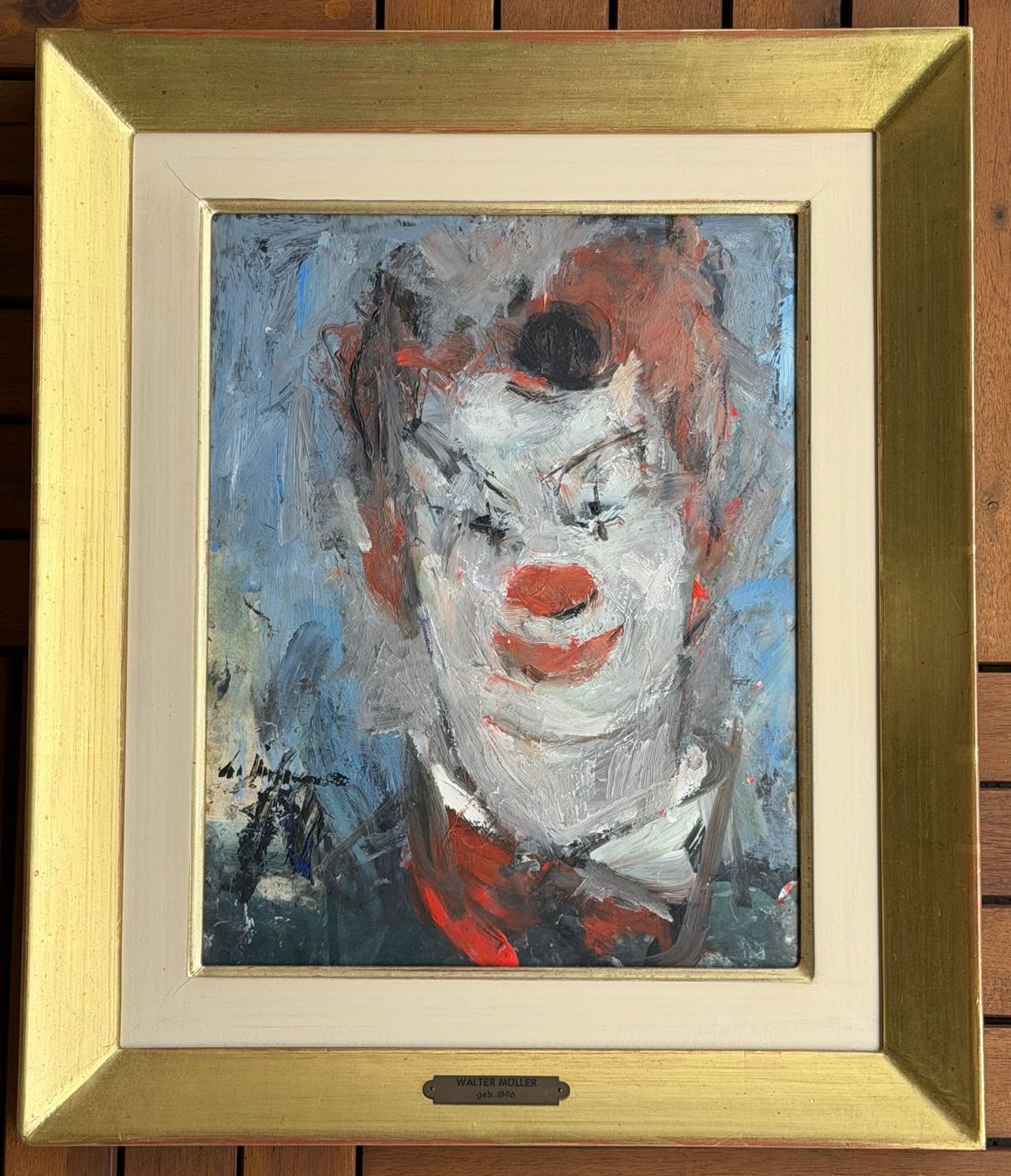 Gemälde: CLOWN von Walter Emil Müller – Gebraucht aus Ballwil von Goopher