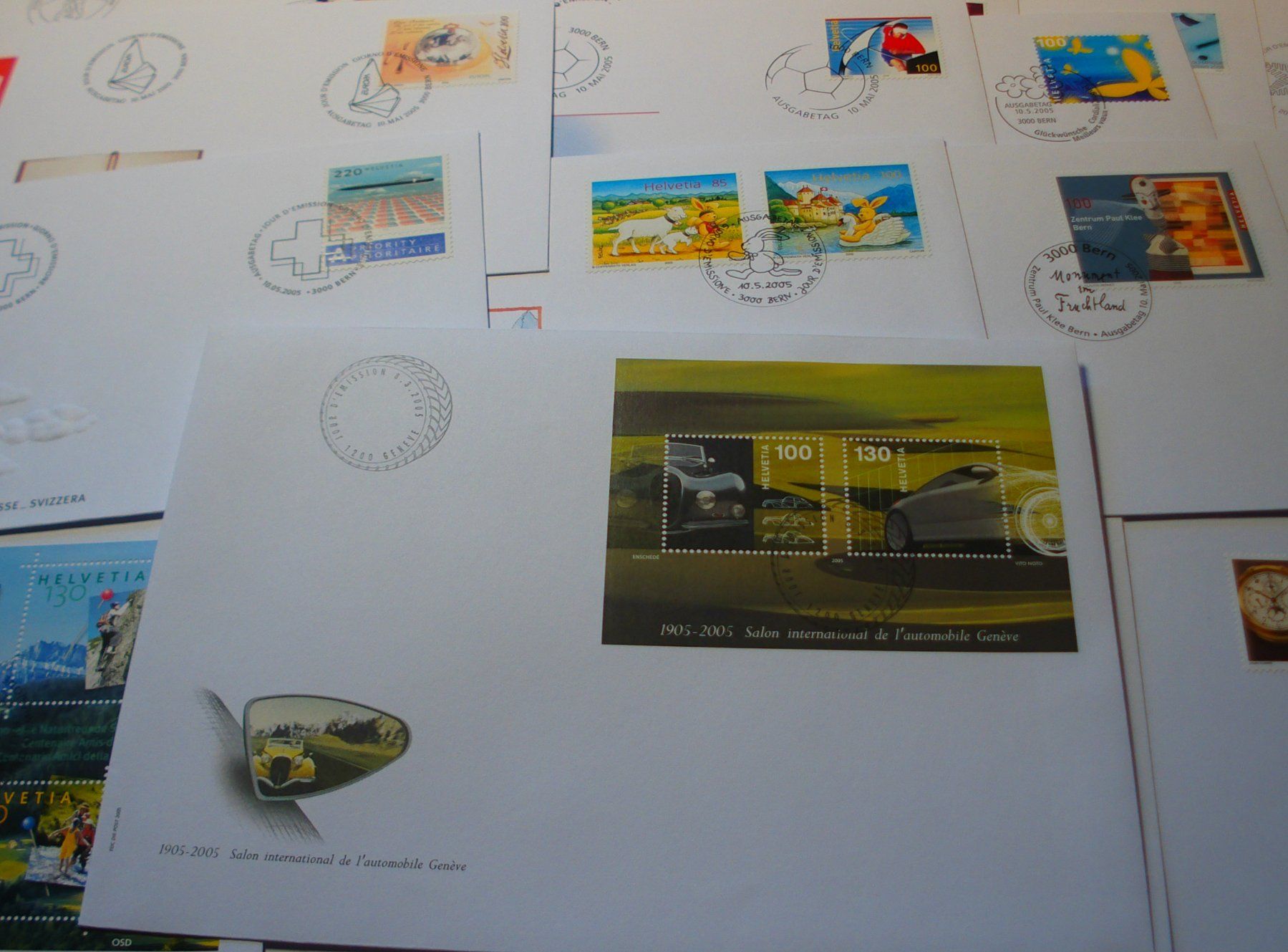 Tutti i francobolli: Set FDC 2005, 25  Belege – Usato da Niederwil AG venduto da morostahu 2