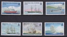 Tristan da Cunha, Mi 988-993**, KW € 10.00