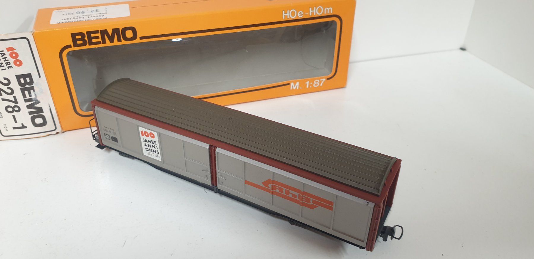 Bemo Modellini di ferrovie: Bemo RhB Schiebewandwagen 2278-1 – Usato da Geroldswil venduto da TopTrain54 4