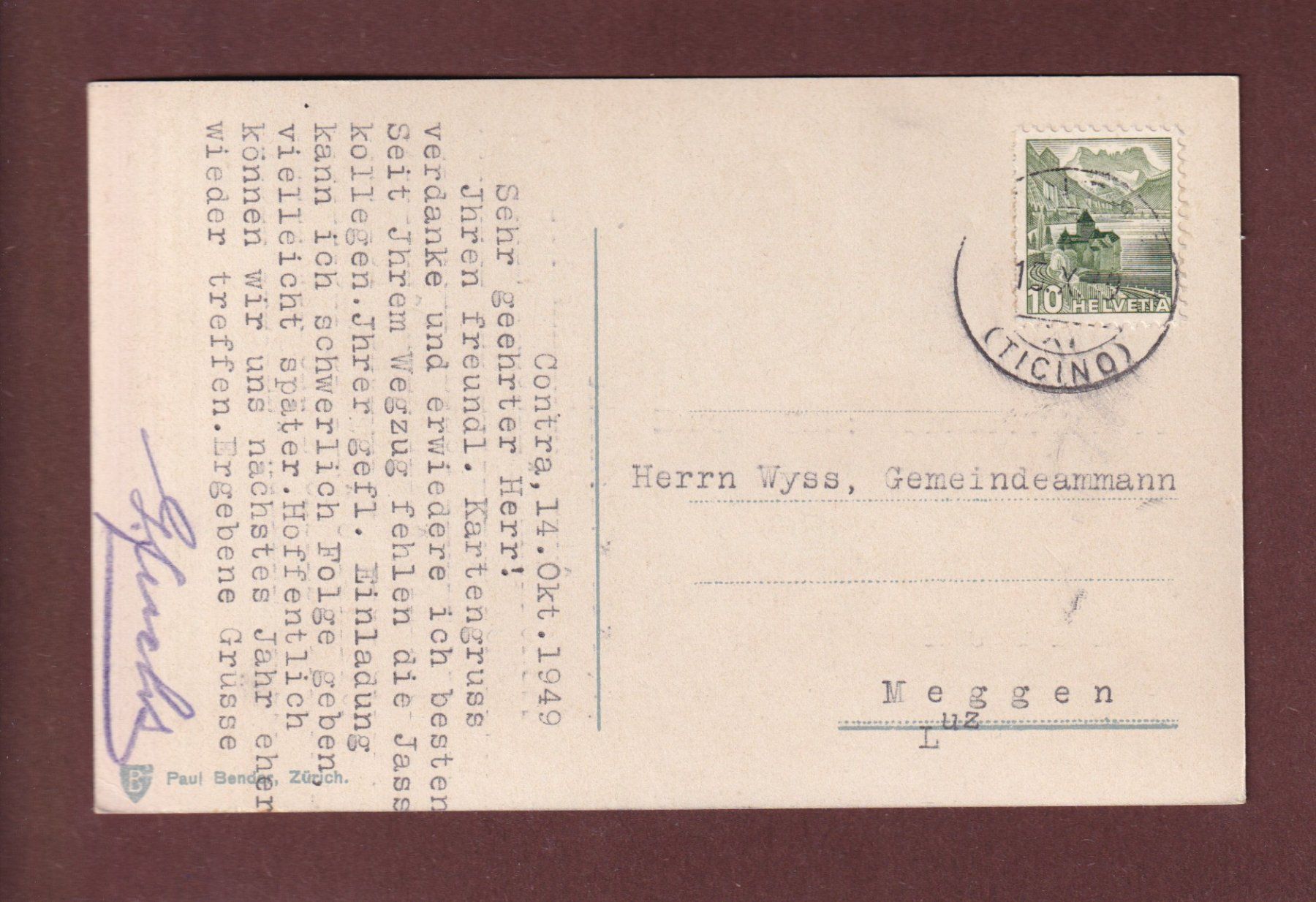 Cartoline postali: RIVAPIANA presso Locarno – Usato da Pully venduto da nicecards-shop 1