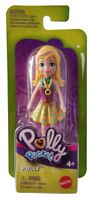 Mattel Polly Pocket GKL31 Puppe POLLY im goldenem Kleid