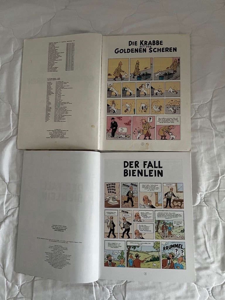Fumetti: 6 Tim und Struppi Comics Konvolut – Usato da Steinach venduto da Onerom70 1