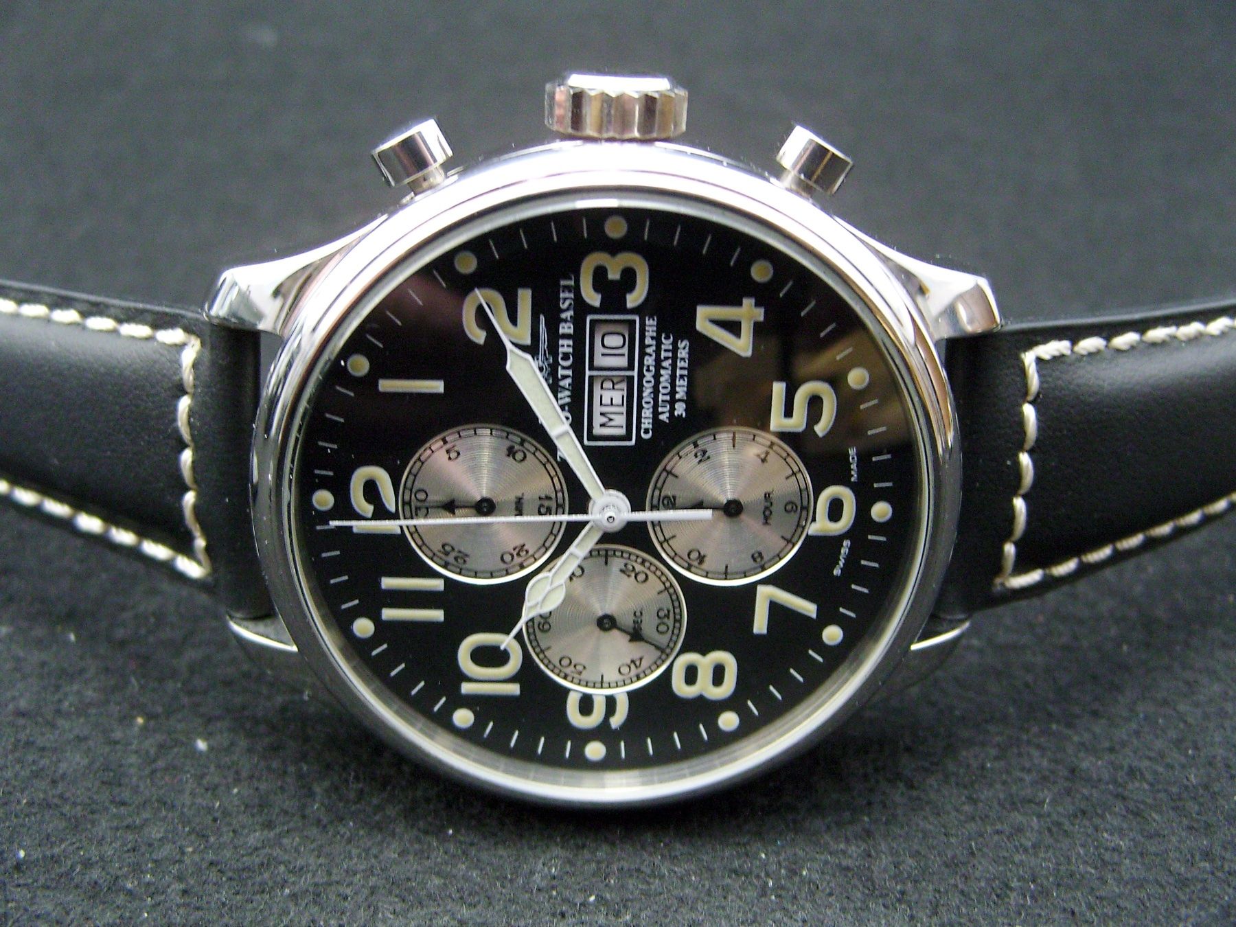Zeno Orologi: Neuer Oversized Pilot Tachymeter Chrono Day-Date/ Automatik – Nuovo e nell'imballaggio originale da Mels venduto da niezie2002 2