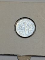 Pièce de monnaie 10 Cents Roosevelt 1965 USA état usé