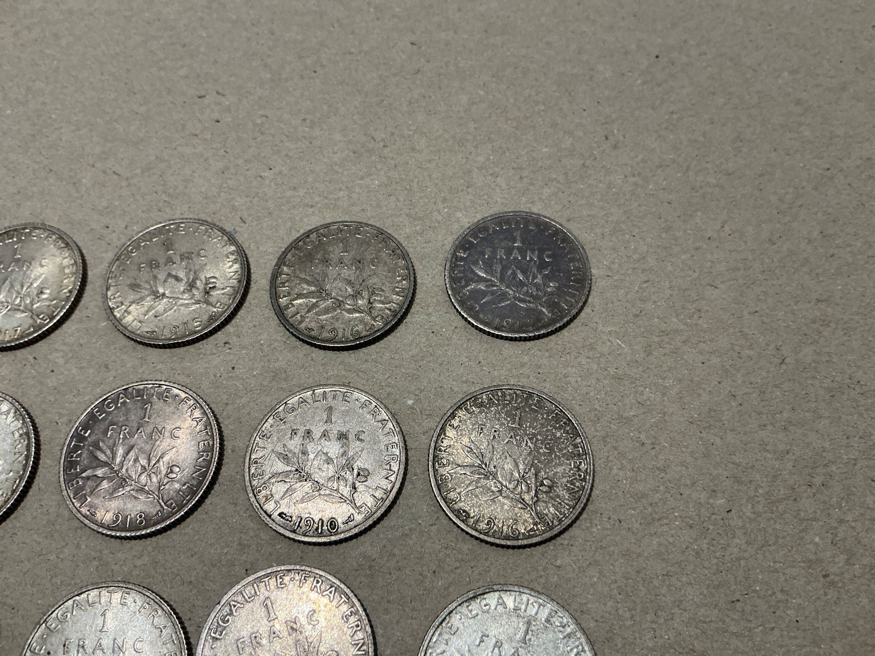 Tutti le monete: 21 x 1 Francs ab 1898 – Usato da Oberurnen venduto da Numi2000 2