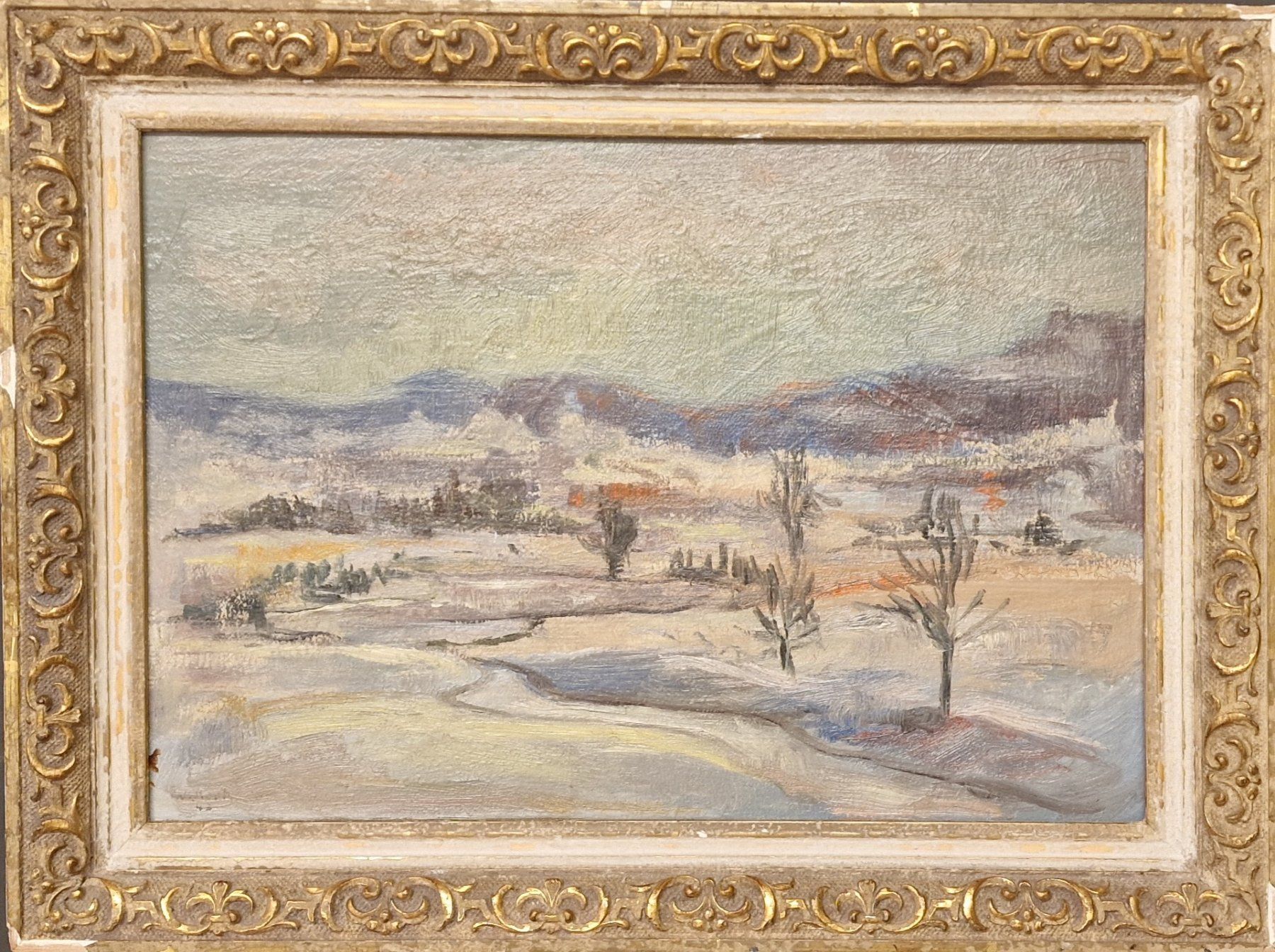 Dipinti: Gemälde Winterlandschaft / unleserlich signiert – Usato da Zürich venduto da B-Rock