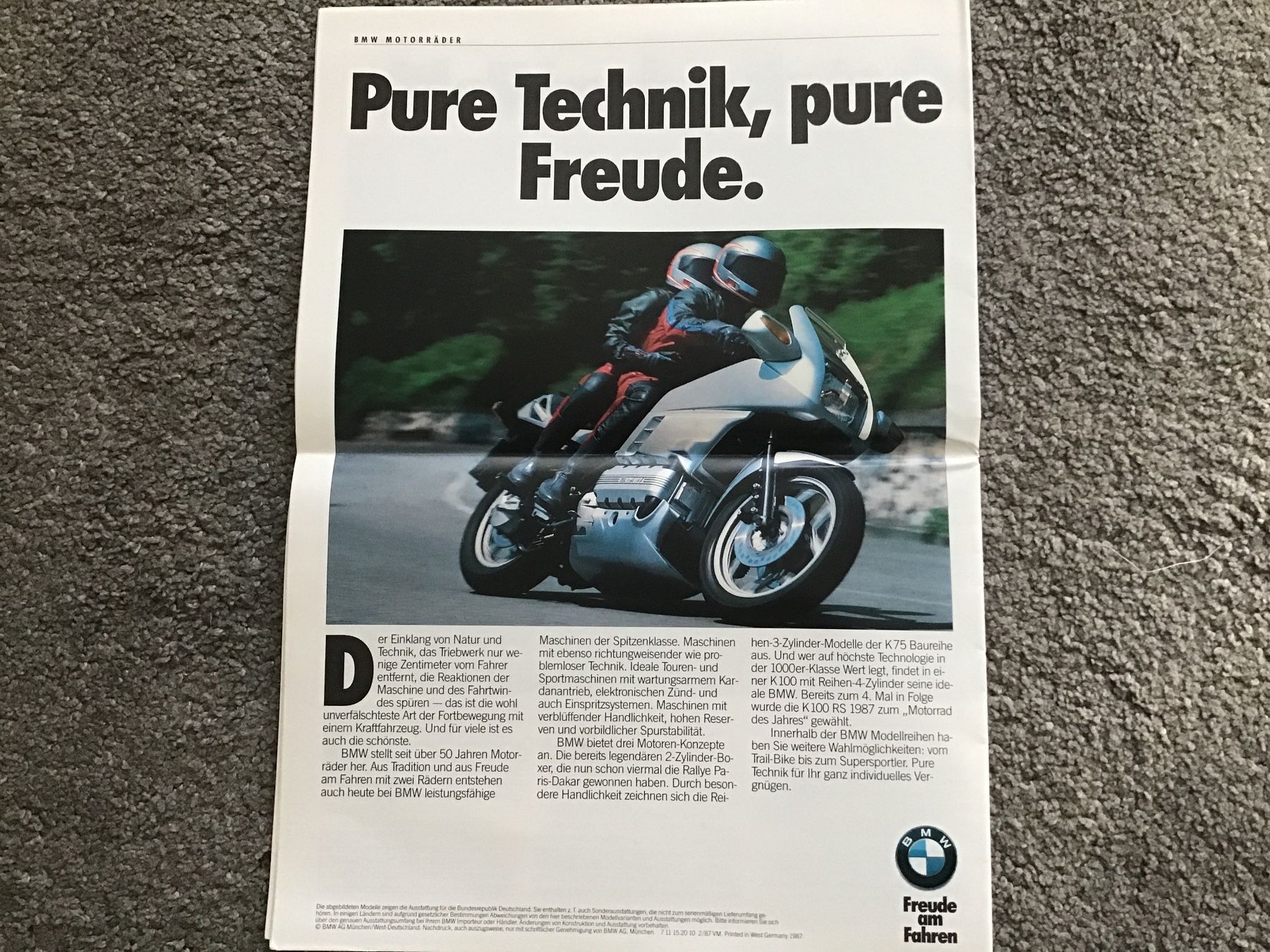 BMW Documenti: BMW Programm Verkaufsprospekt 16 Seiten 2/1987 – Usato da Scherzingen venduto da Starseller62 8