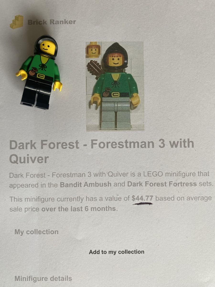 Lego Statuette: Lego Sammlerfiguren 4 Stück – Usato da Mosnang venduto da Goldwasser 5