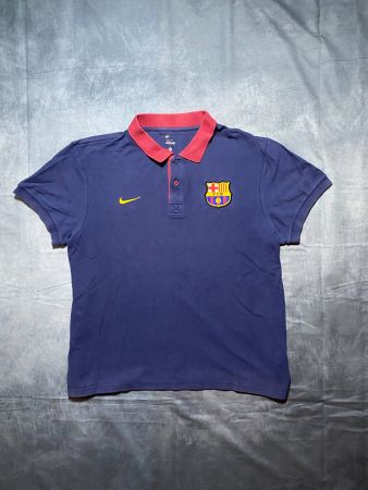 FC Barcelona Nike Poloshirt Blau Grösse L