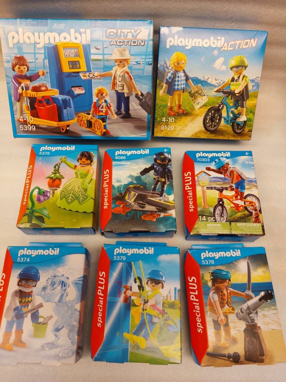 Playmobil Jouets: 8x MIX Playmobil  - 100% NEW – Neuf avec emballage d'origine à Pambio Noranco par Pol69