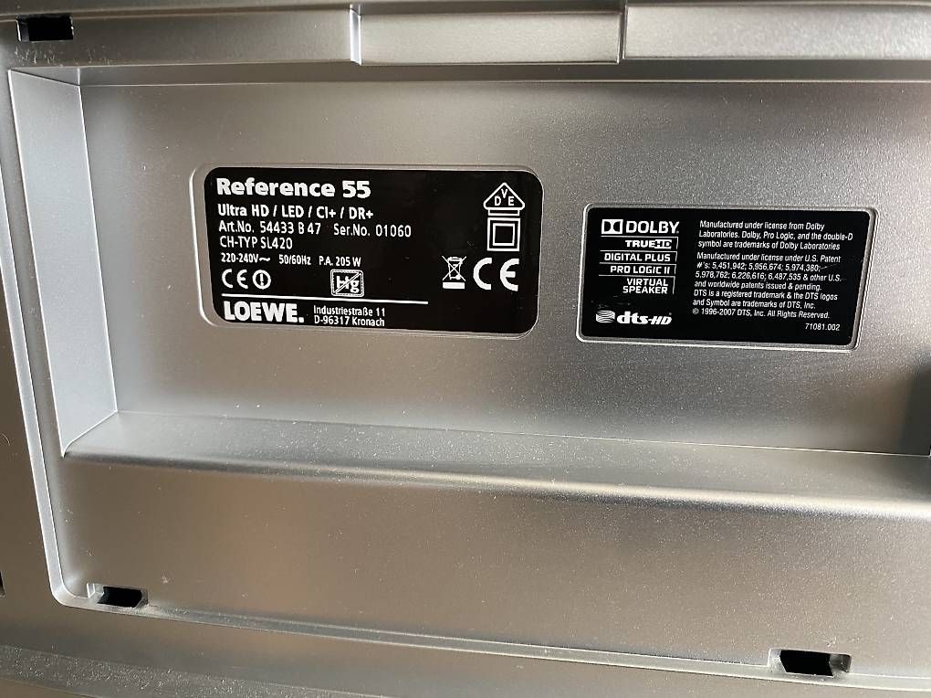 Fernseher: TV Fernseher LOEWE Reference 55 UHD Premium – Gebraucht aus Wangen an der Aare von zarteflunder 1