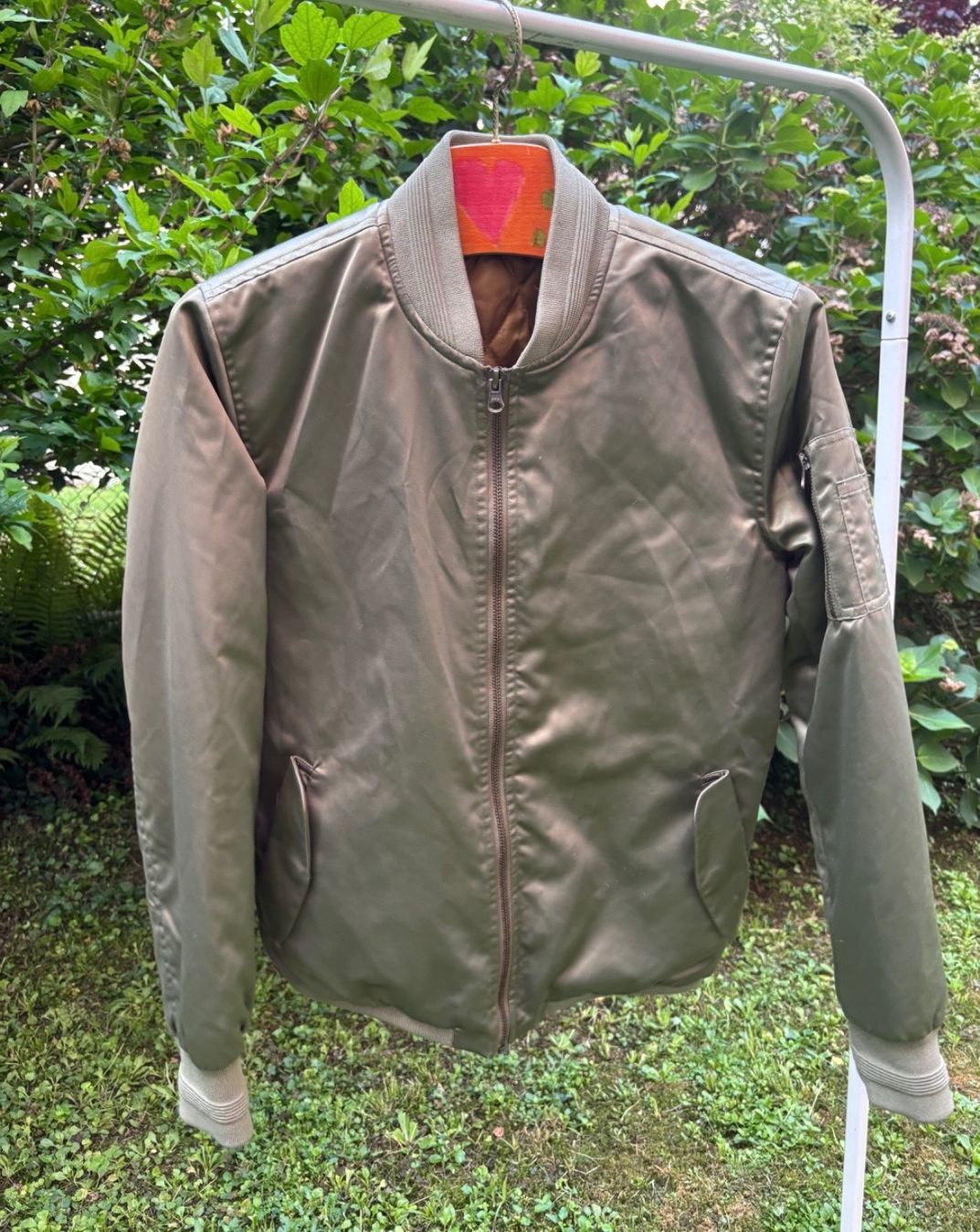 Vestes: Bomber Jacke Grün – D'occasion à Minusio par giiaadaaa